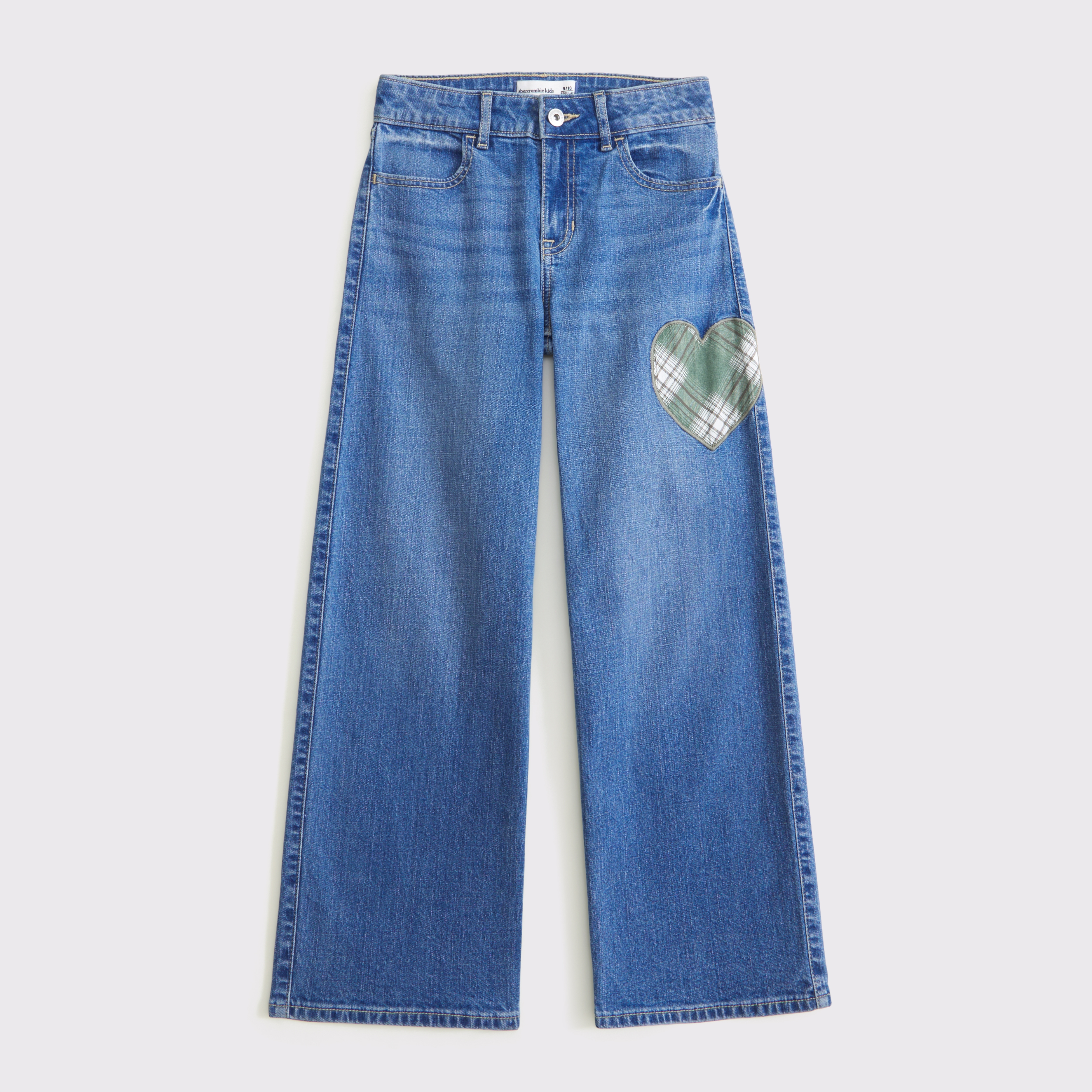Abercrombie & Fitch Kids' High Rise Wide Leg Jeans