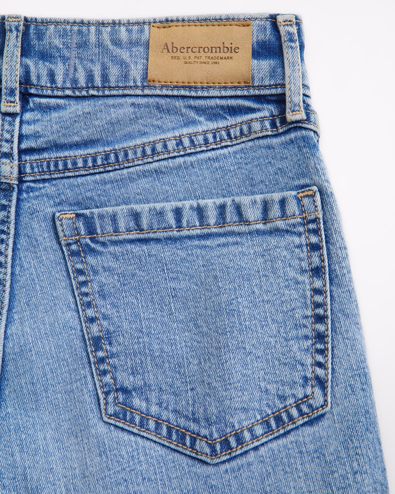 high rise wide leg jeans