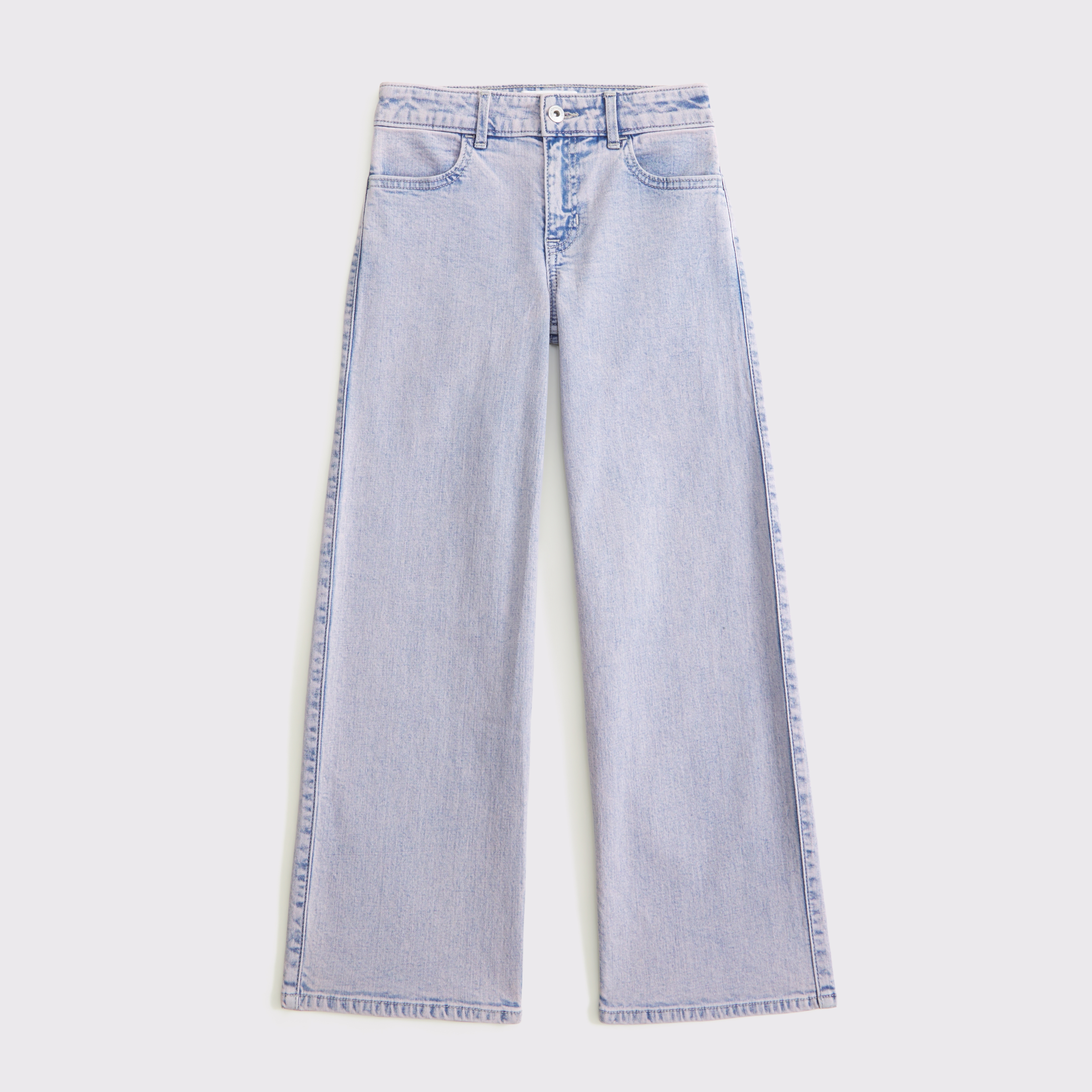 Abercrombie & Fitch Kids' High Rise Wide Leg Jeans