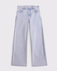 high rise wide leg jeans