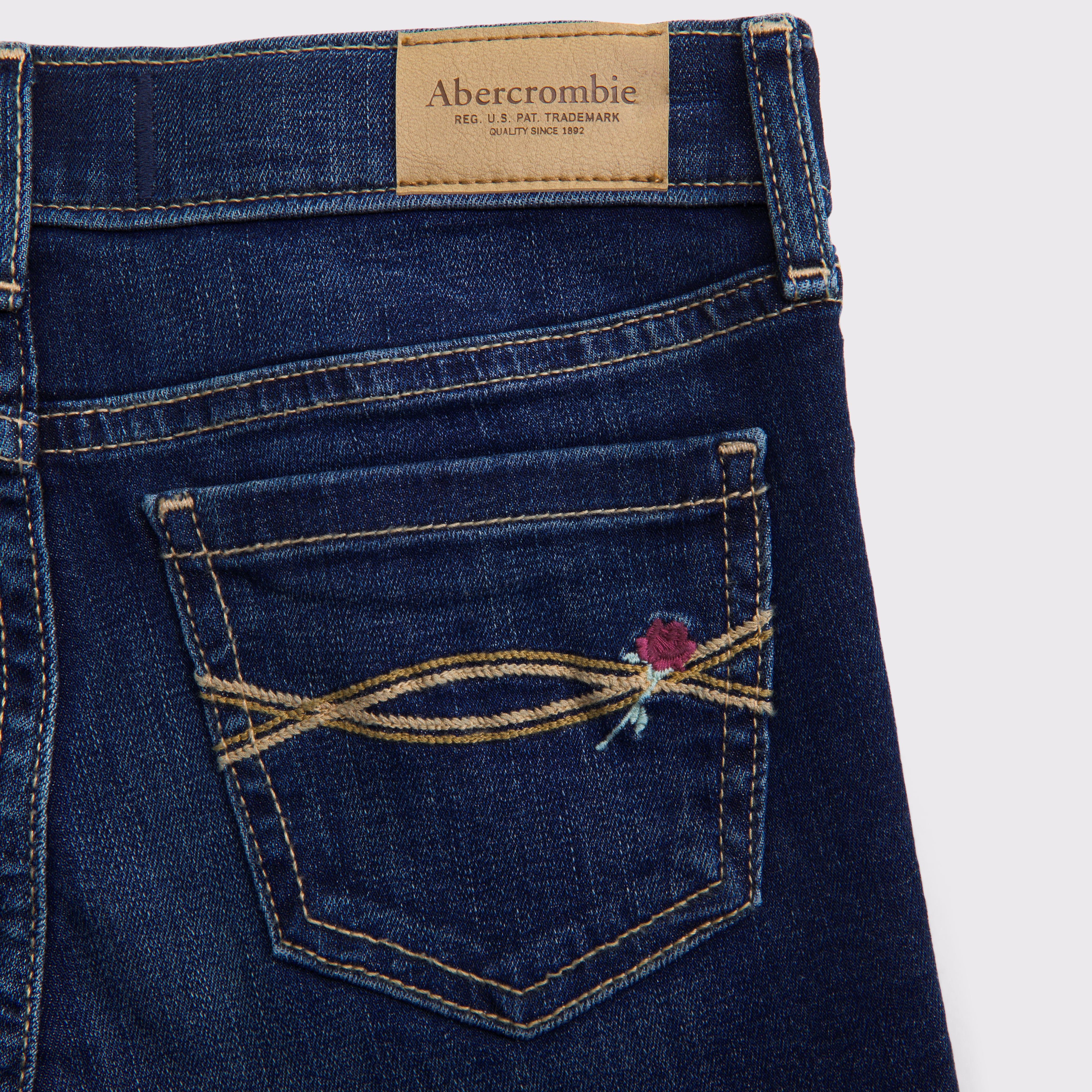 Abercrombie & Fitch Kids' Low Rise Bootcut Jeans In Blue