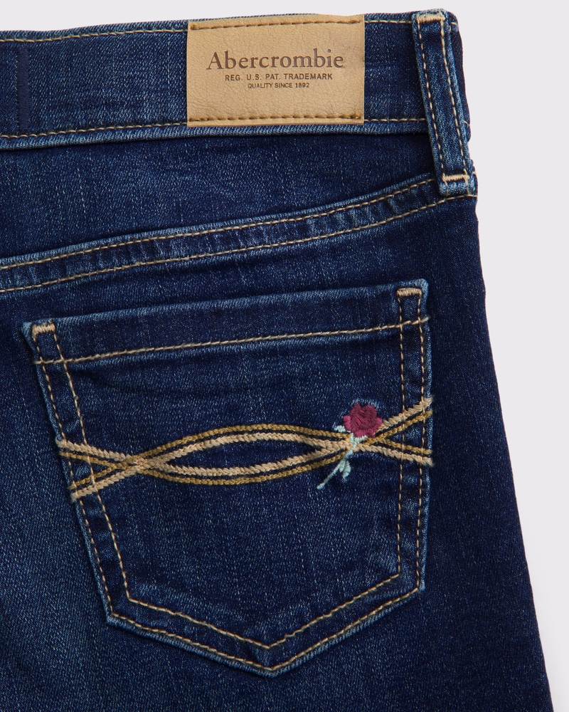 low rise bootcut jeans