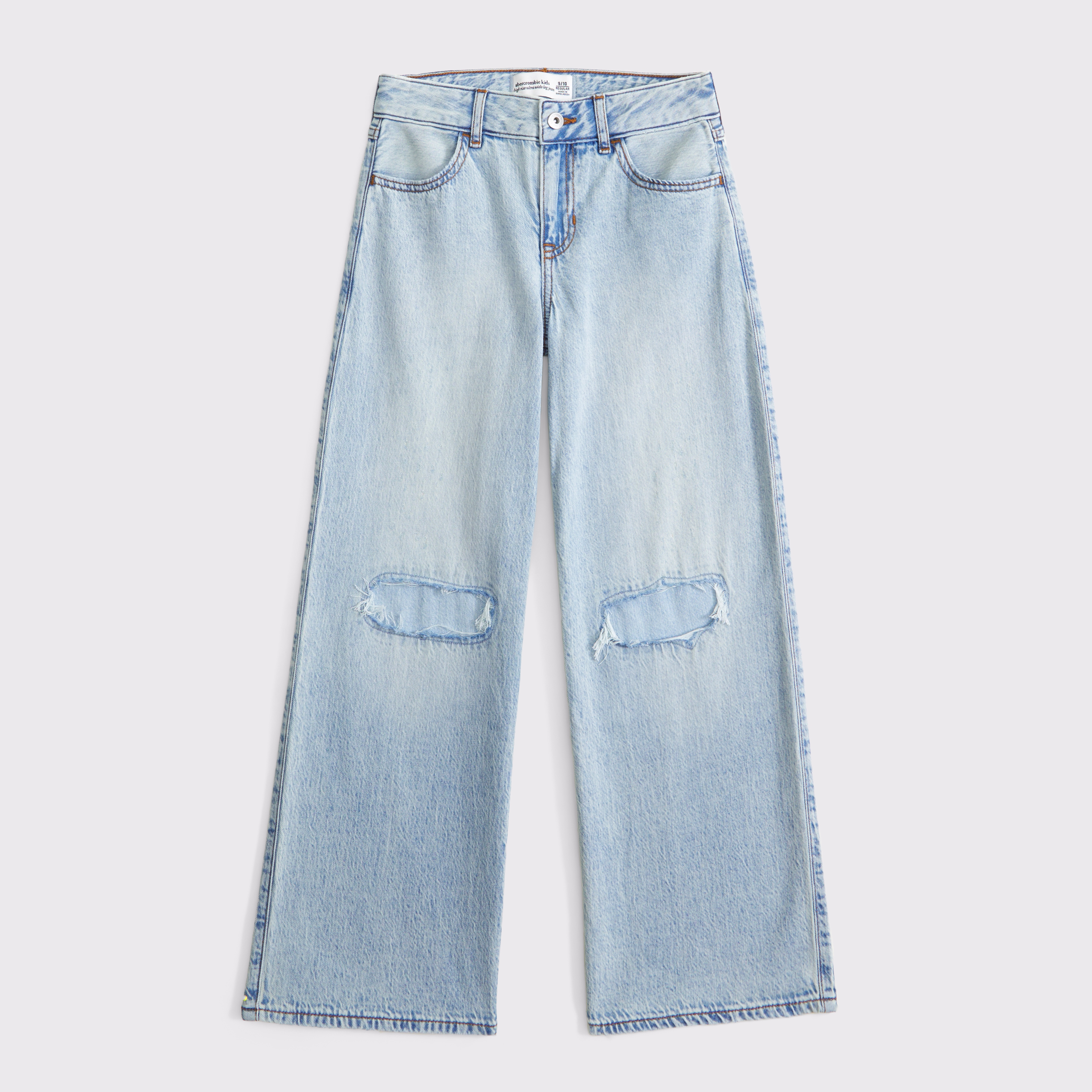 Abercrombie & Fitch Kids' High Rise Ultra Wide Leg Jeans