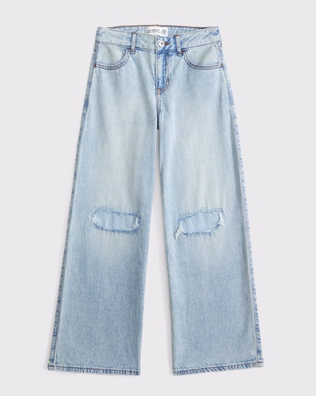 high rise ultra wide leg jeans