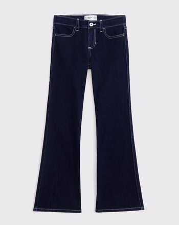 low rise bootcut jeans