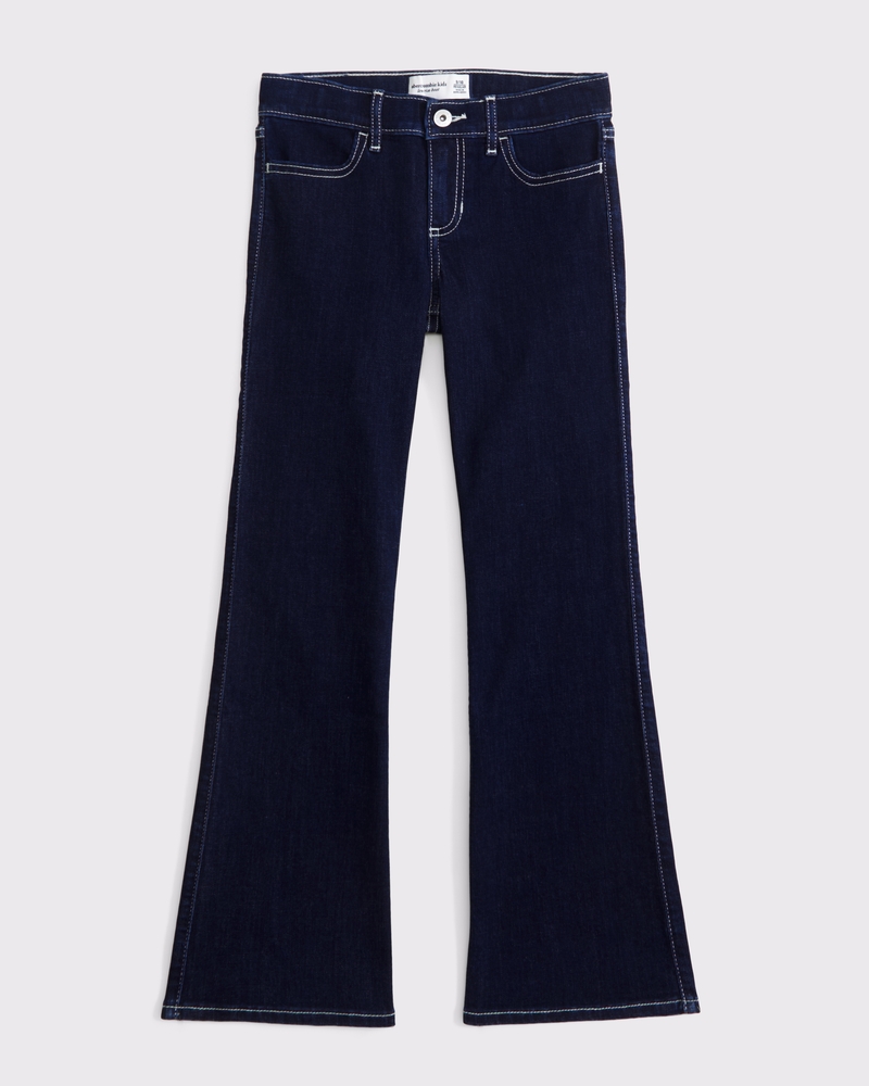 girls low rise bootcut jeans | girls bottoms | Abercrombie.com