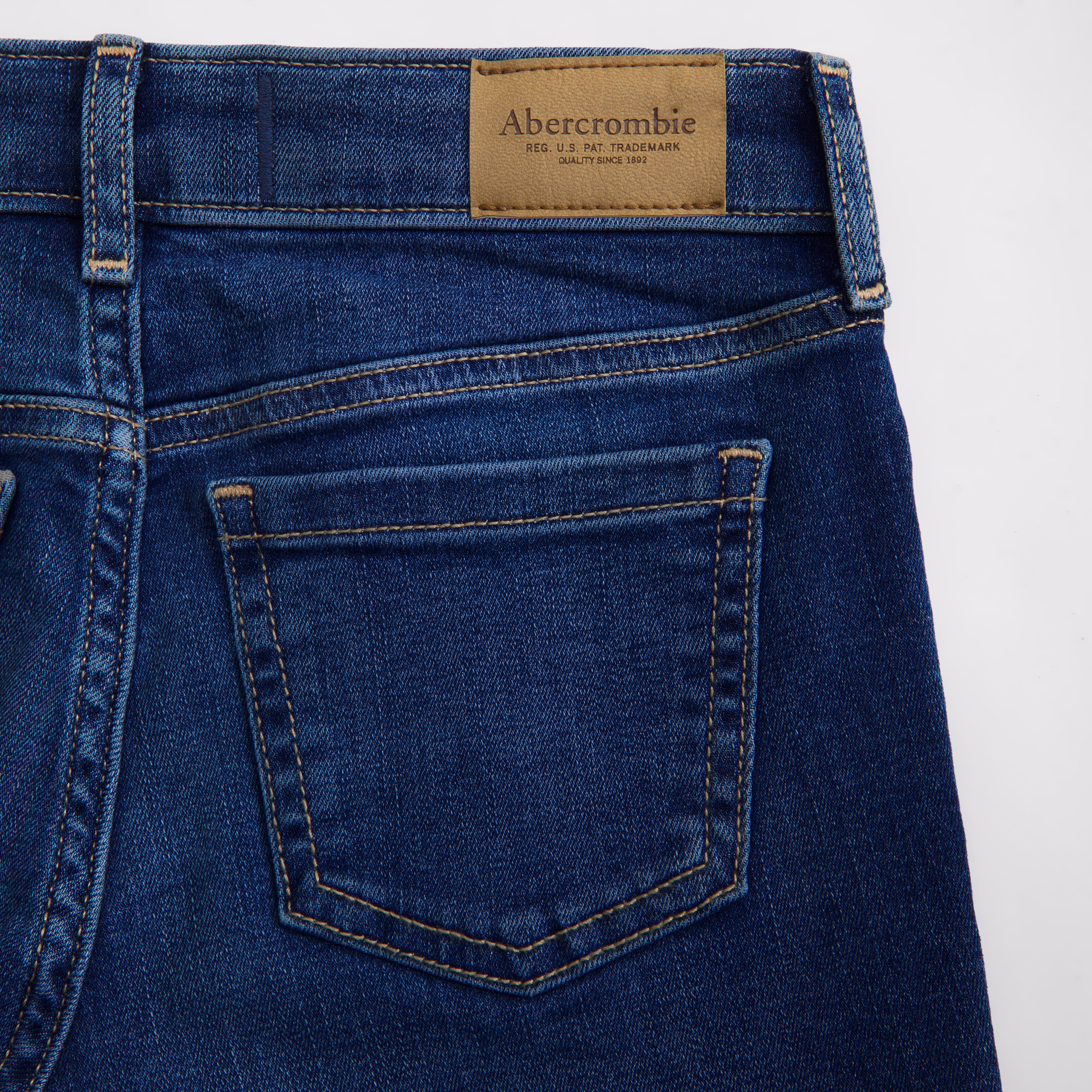 Abercrombie & Fitch Low Rise Skinny Jeans In Blue