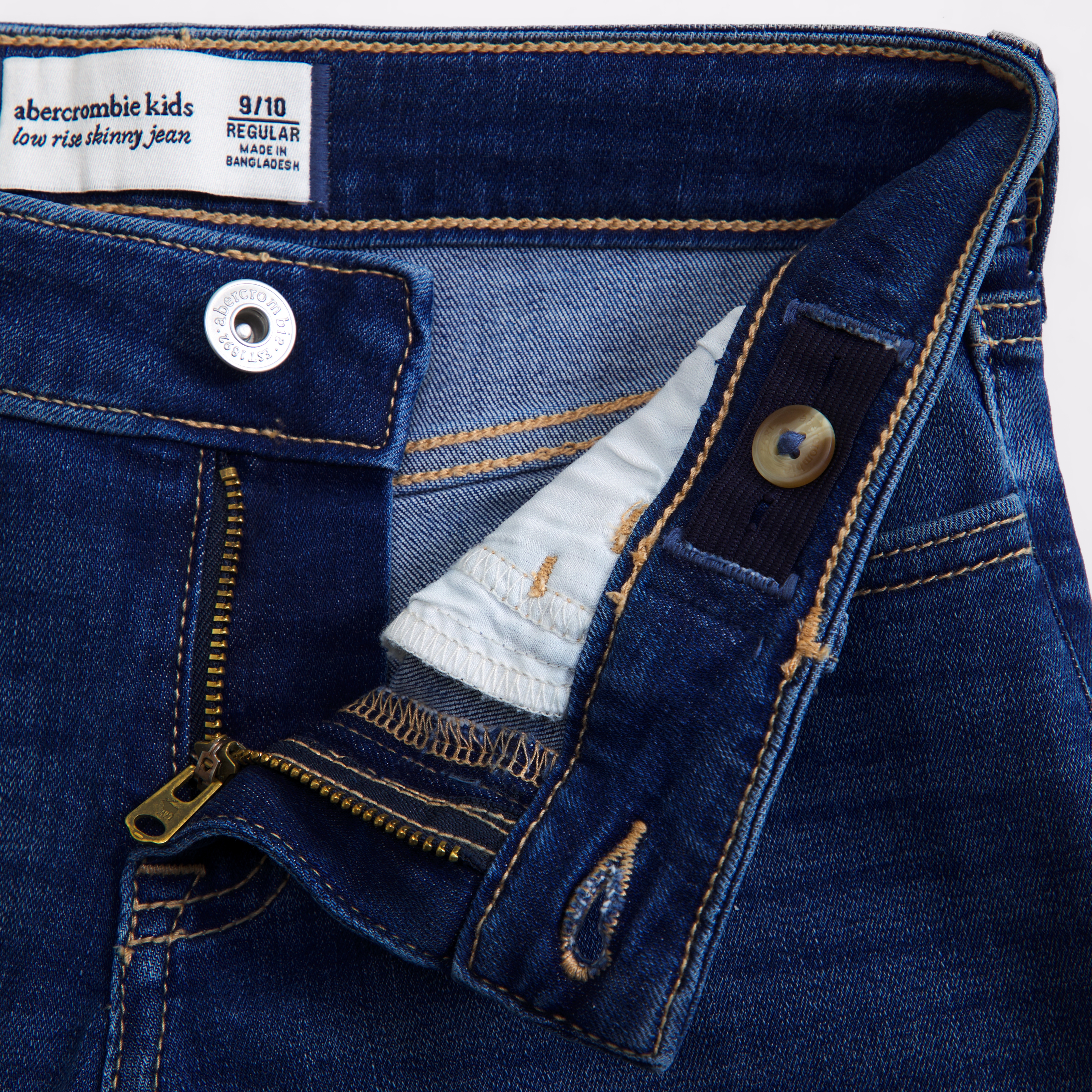 Abercrombie & Fitch Low Rise Skinny Jeans In Blue