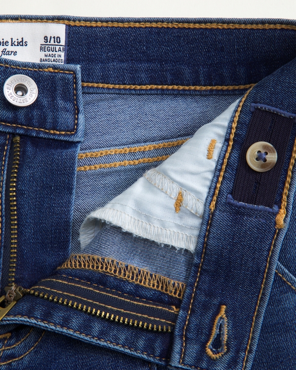 high rise flare jeans