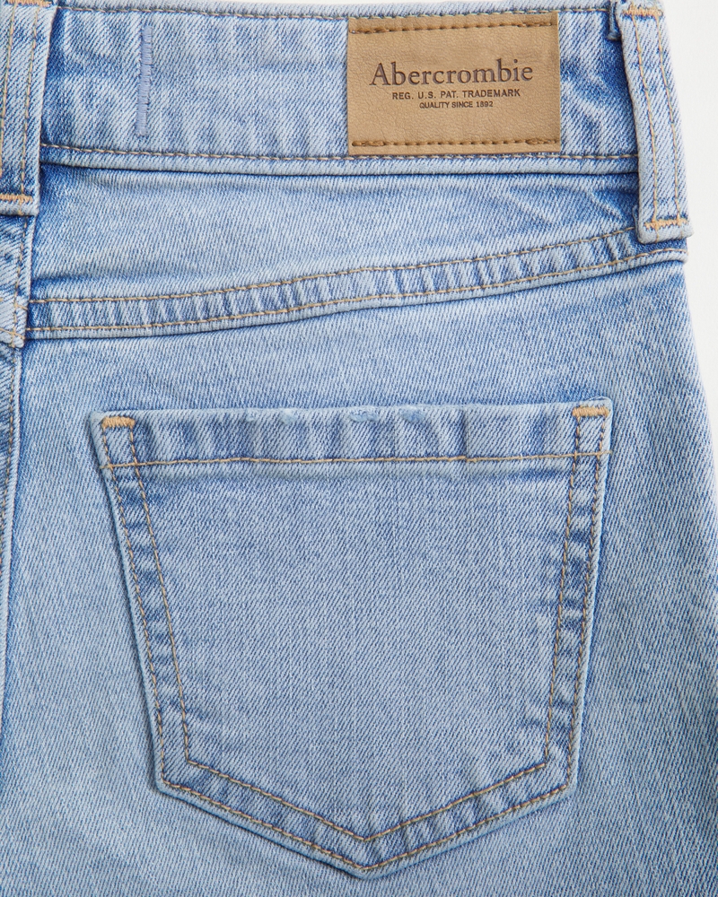 high rise wide leg jeans