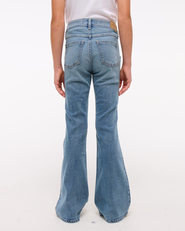 high rise flare jeans