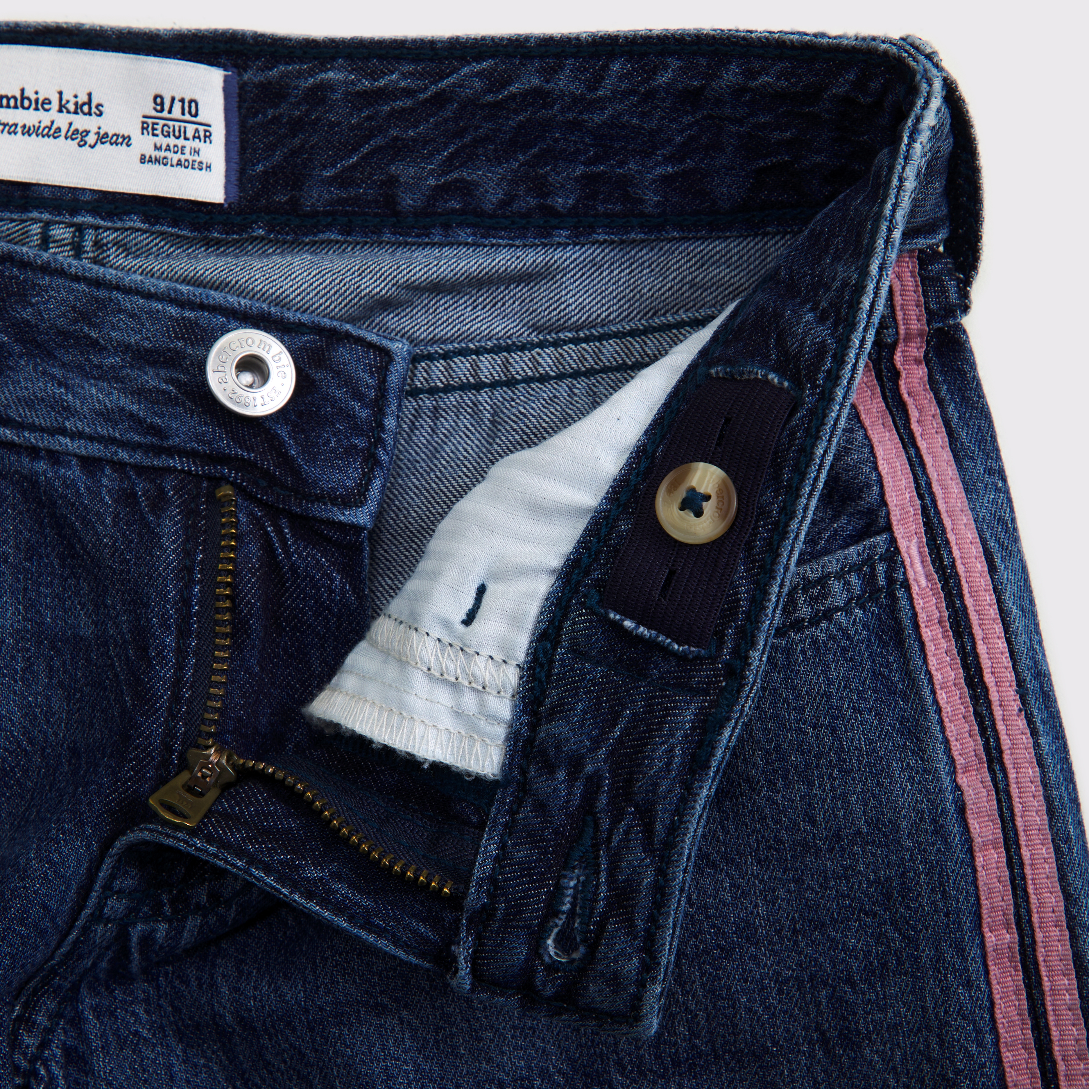 Abercrombie & Fitch Low Rise Baggy Jeans In Blue