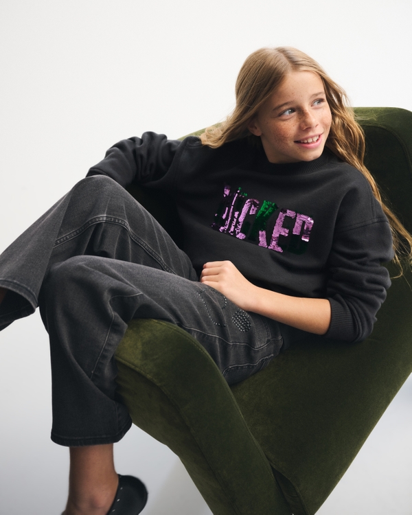 high rise wide leg jeans