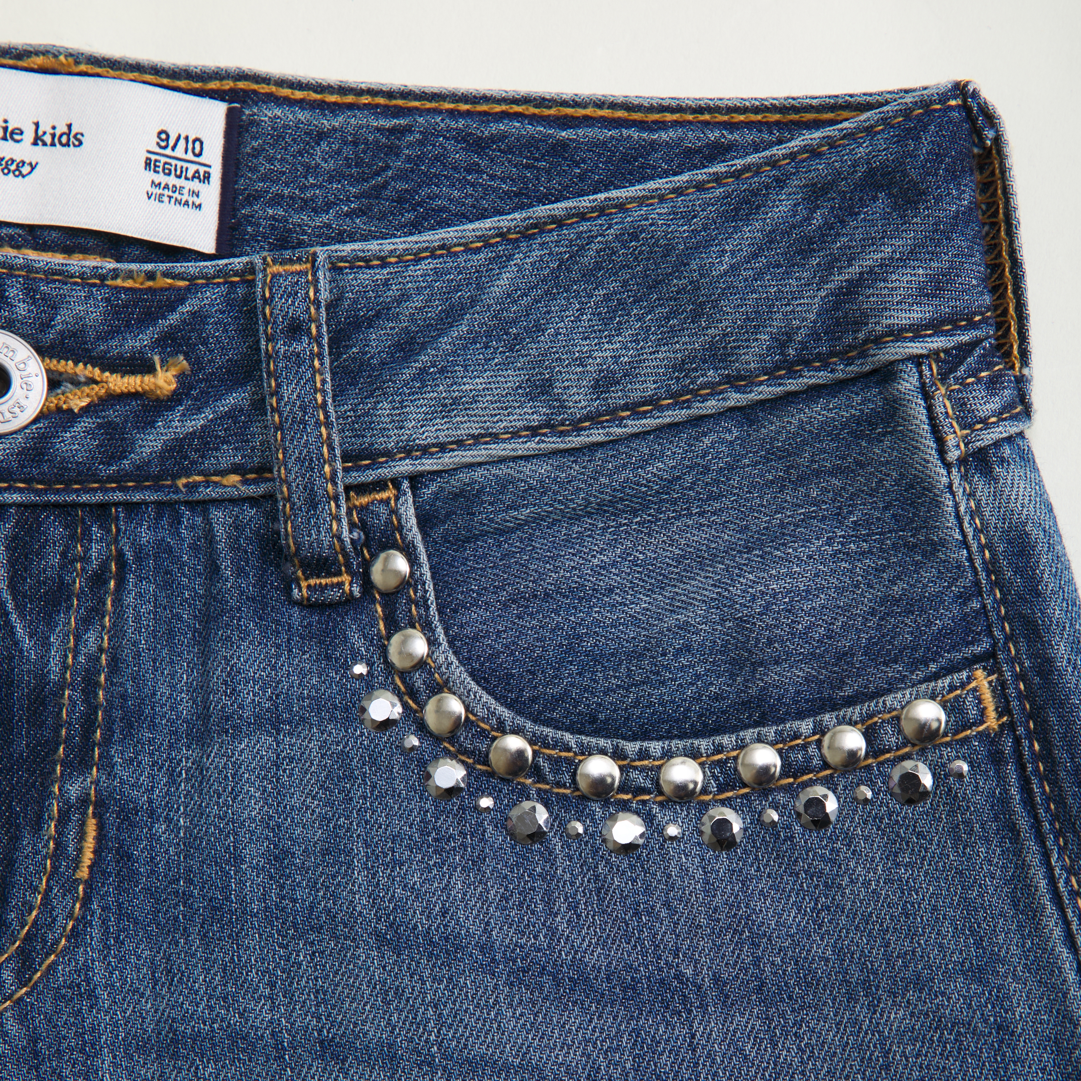 Abercrombie & Fitch Low Rise Baggy Jeans In Blue