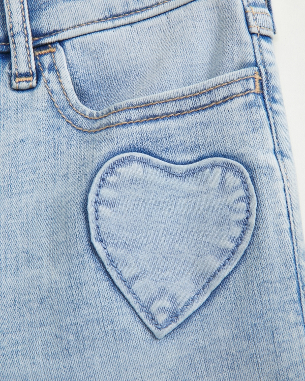 high rise flare jeans, Light Wash view 2