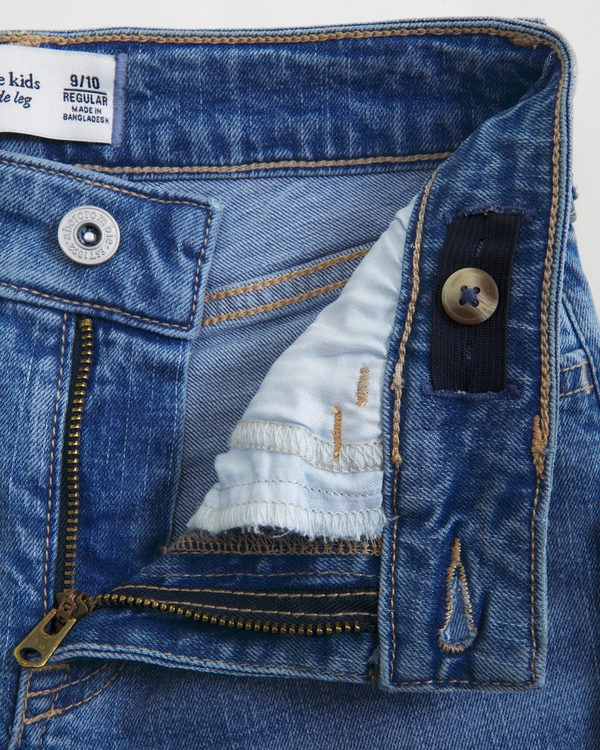 high rise wide leg jeans