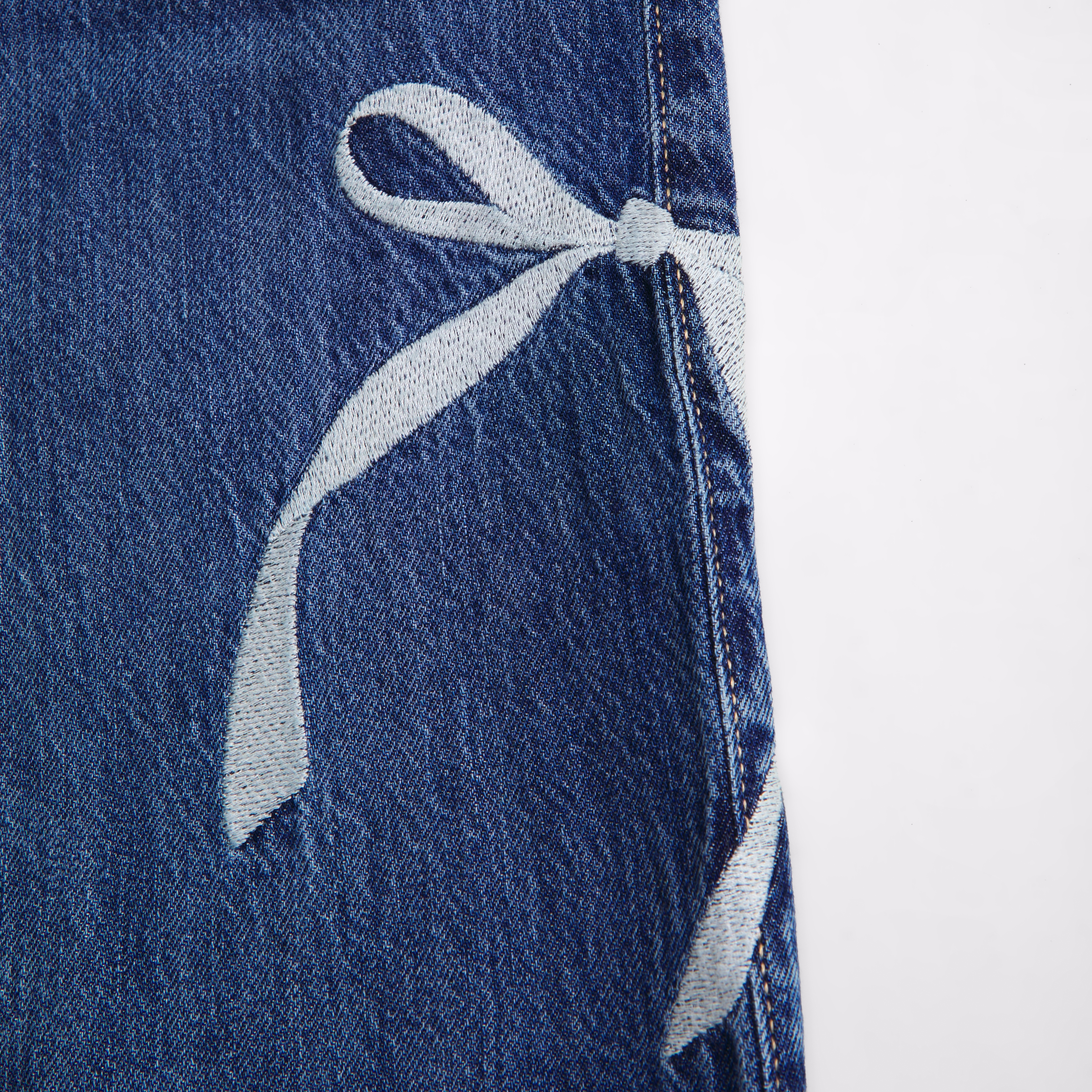 Abercrombie & Fitch High Rise Ultra Wide Leg Jeans In Blue