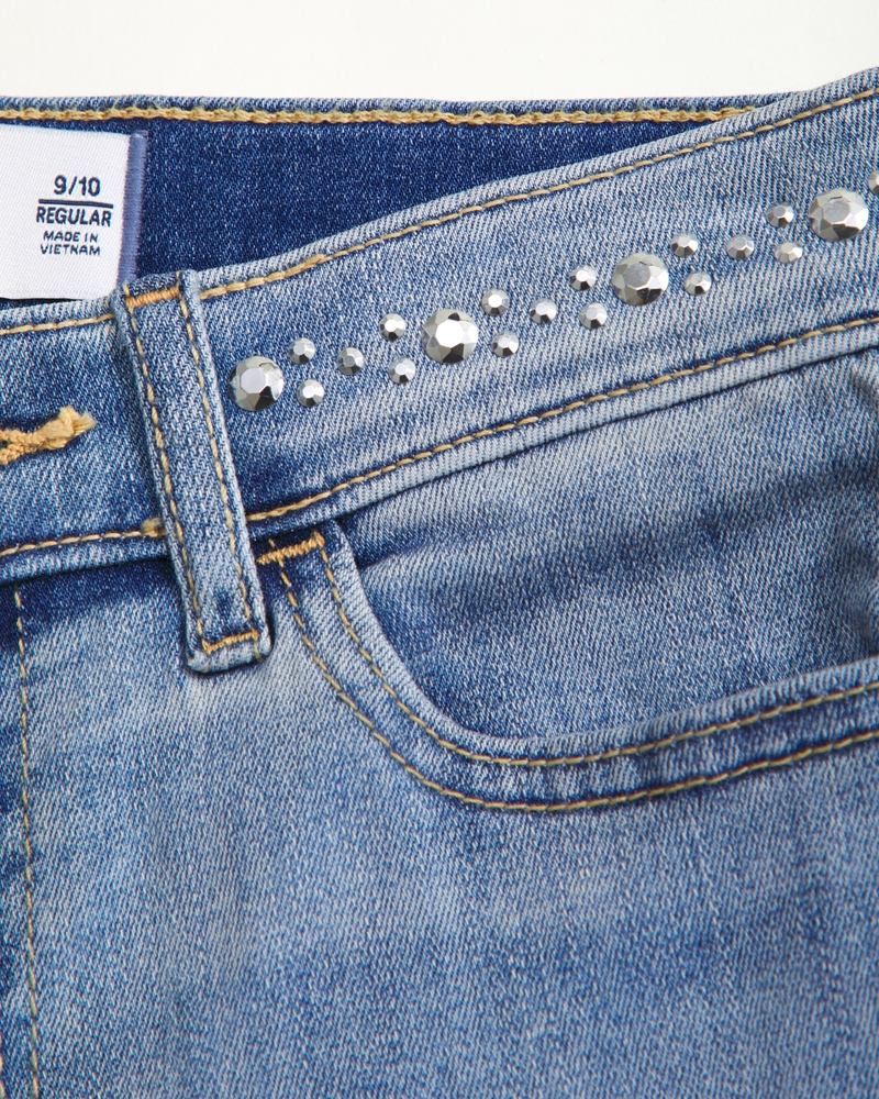 high rise flare jeans