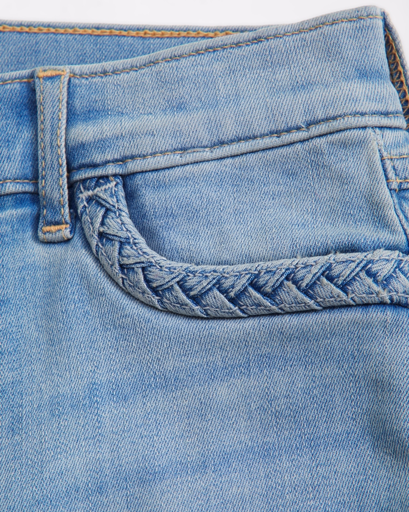 high rise flare jeans