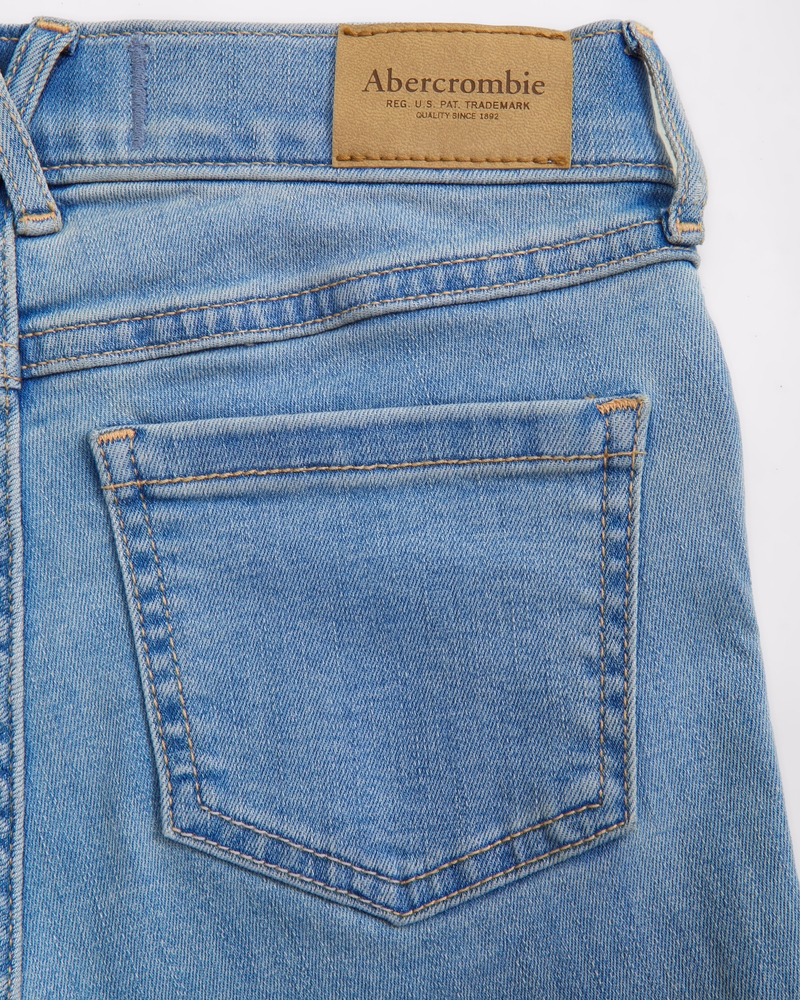 high rise flare jeans