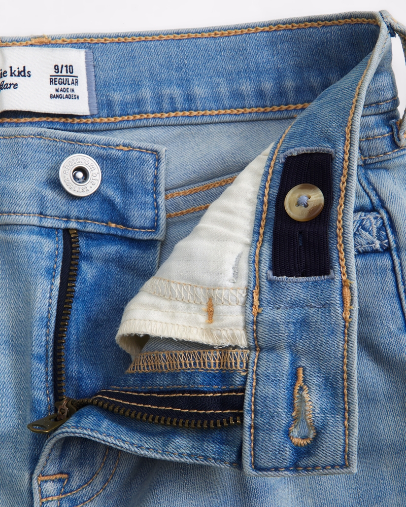 high rise flare jeans