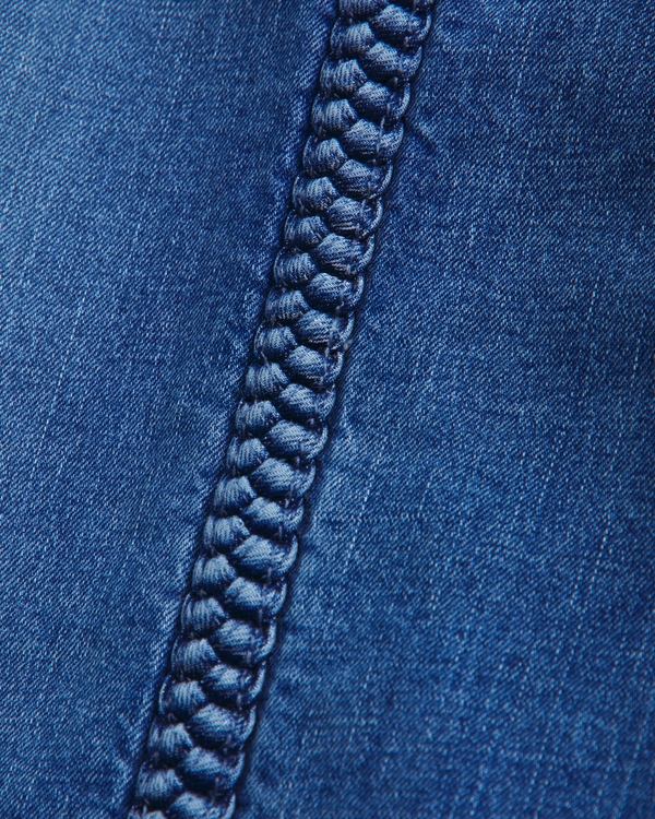 high rise wide leg jeans, Medium Wash view 2