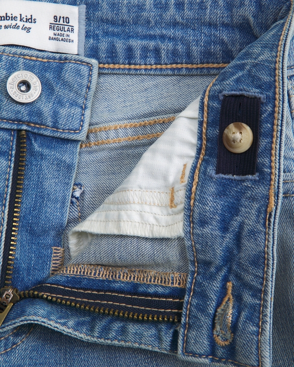 high rise wide leg jeans