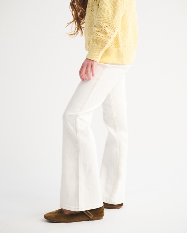 high rise flare jeans