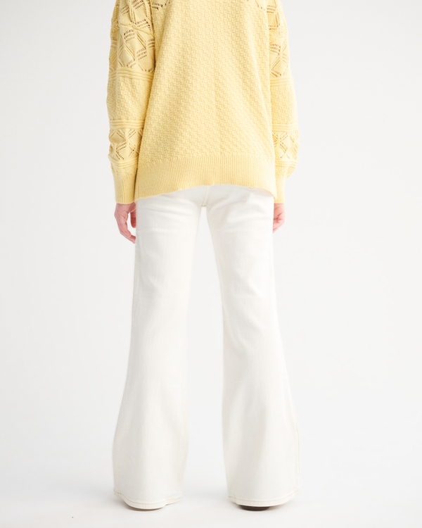 high rise flare jeans