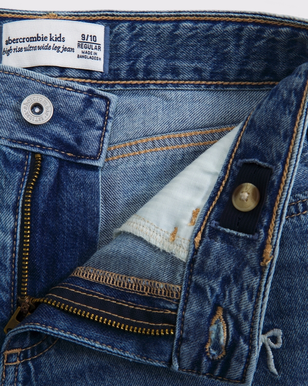 high rise ultra wide leg jeans