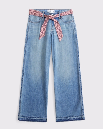 lightweight low rise baggy jeans