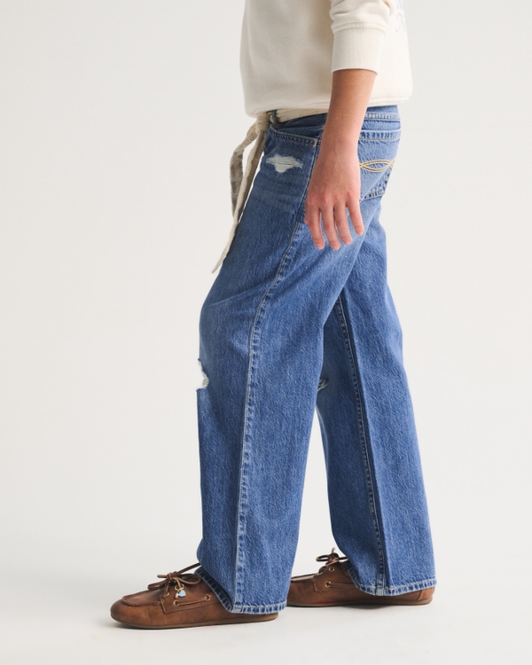 low rise baggy jeans