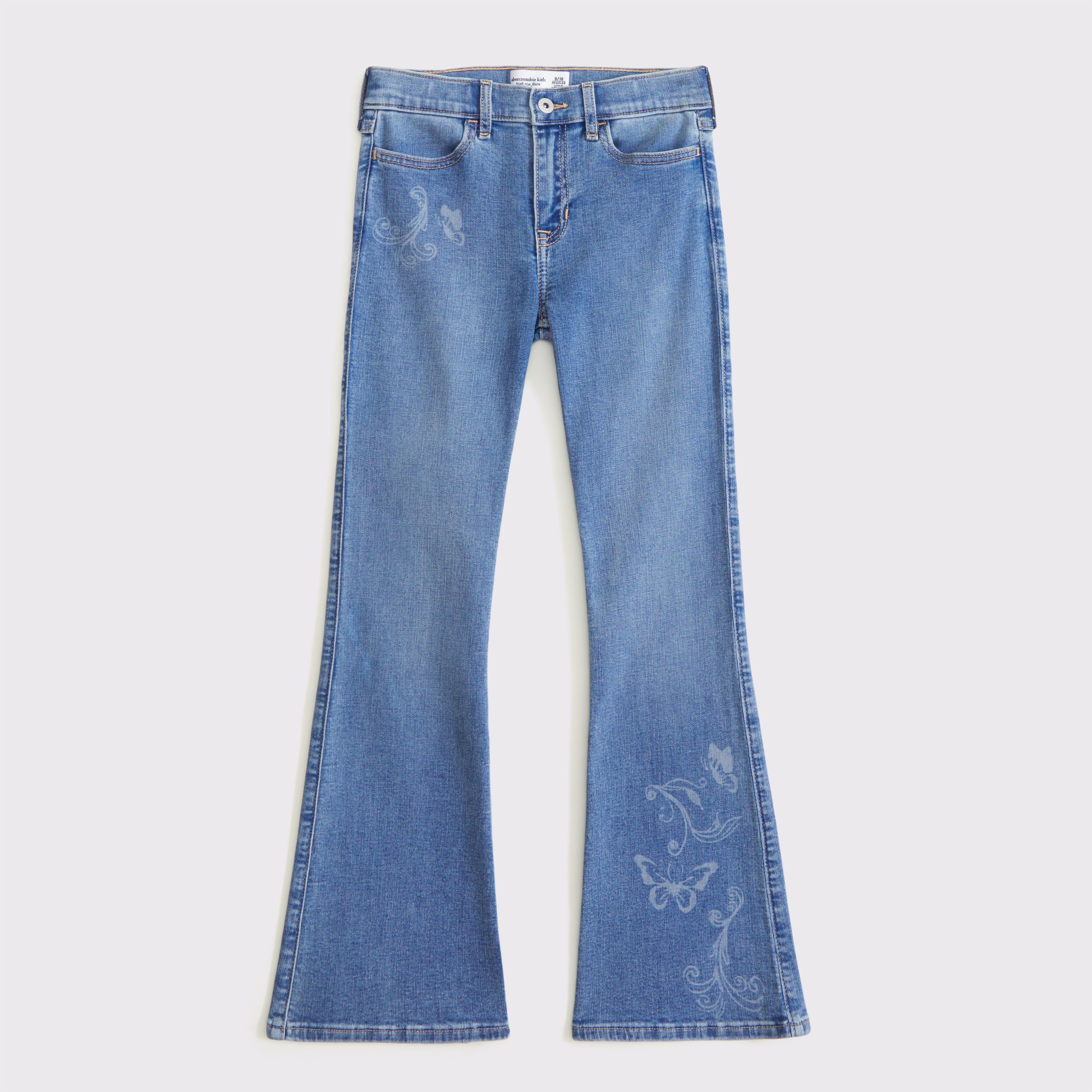 Abercrombie & Fitch Kids' High Rise Flare Jeans