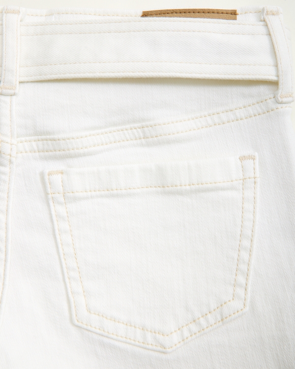 low rise bootcut jeans, White view 2