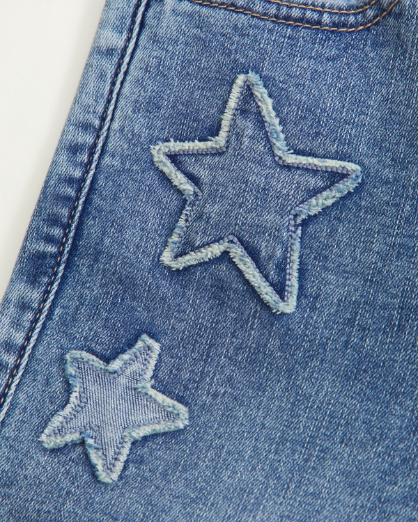 high rise flare jeans, Medium Wash view 2