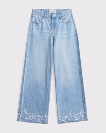 high rise ultra wide leg jeans