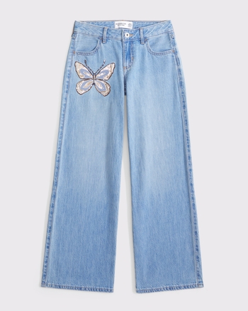 low rise baggy jeans from Abercrombie & Fitch - $59.95