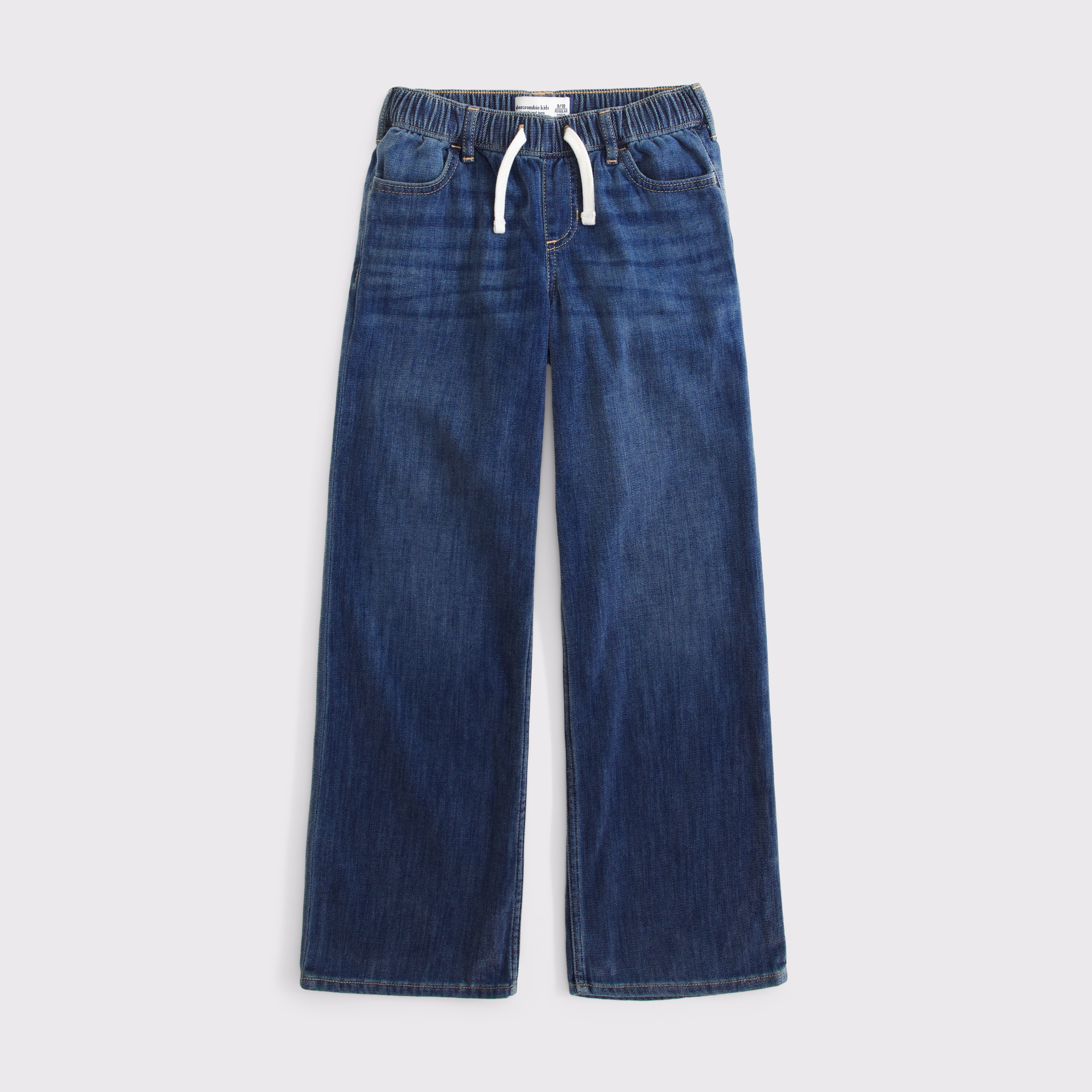 Abercrombie & Fitch Kids' Pull-on Sweatpant Jeans In Dark Wash