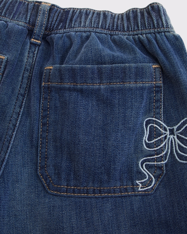 pull-on sweatpant jeans, Dark Wash view 2