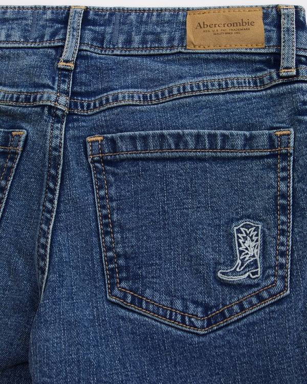 high rise wide leg jean, Medium Wash view 1