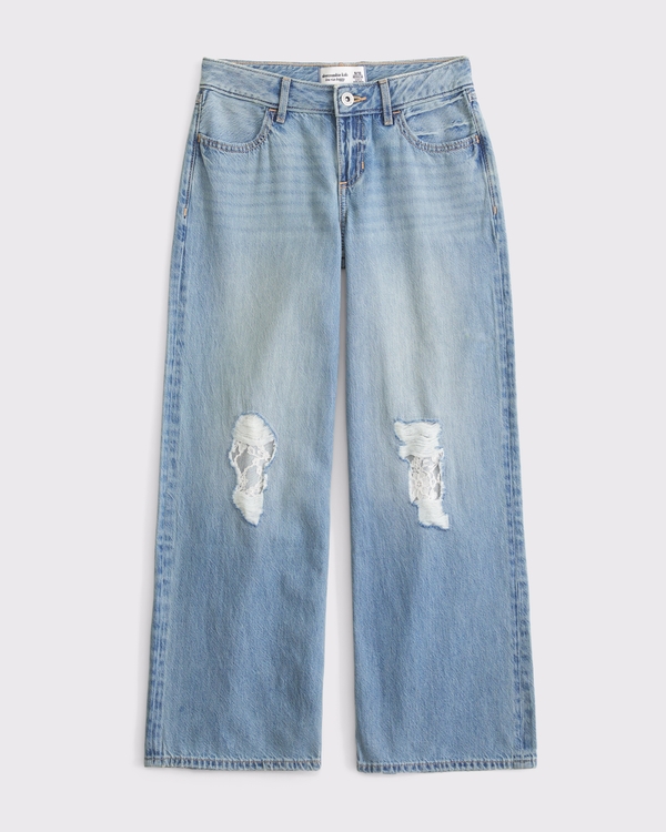 low rise baggy jean, Medium Destroy view 2