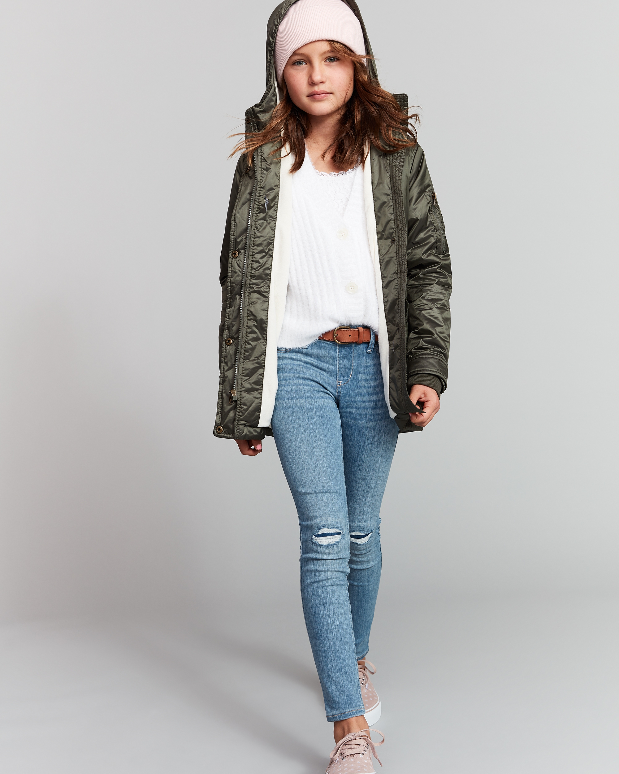 ripped pull on jeggings