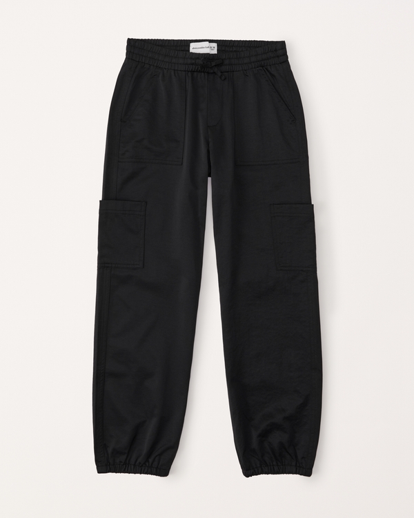 parachute utility pants, Black