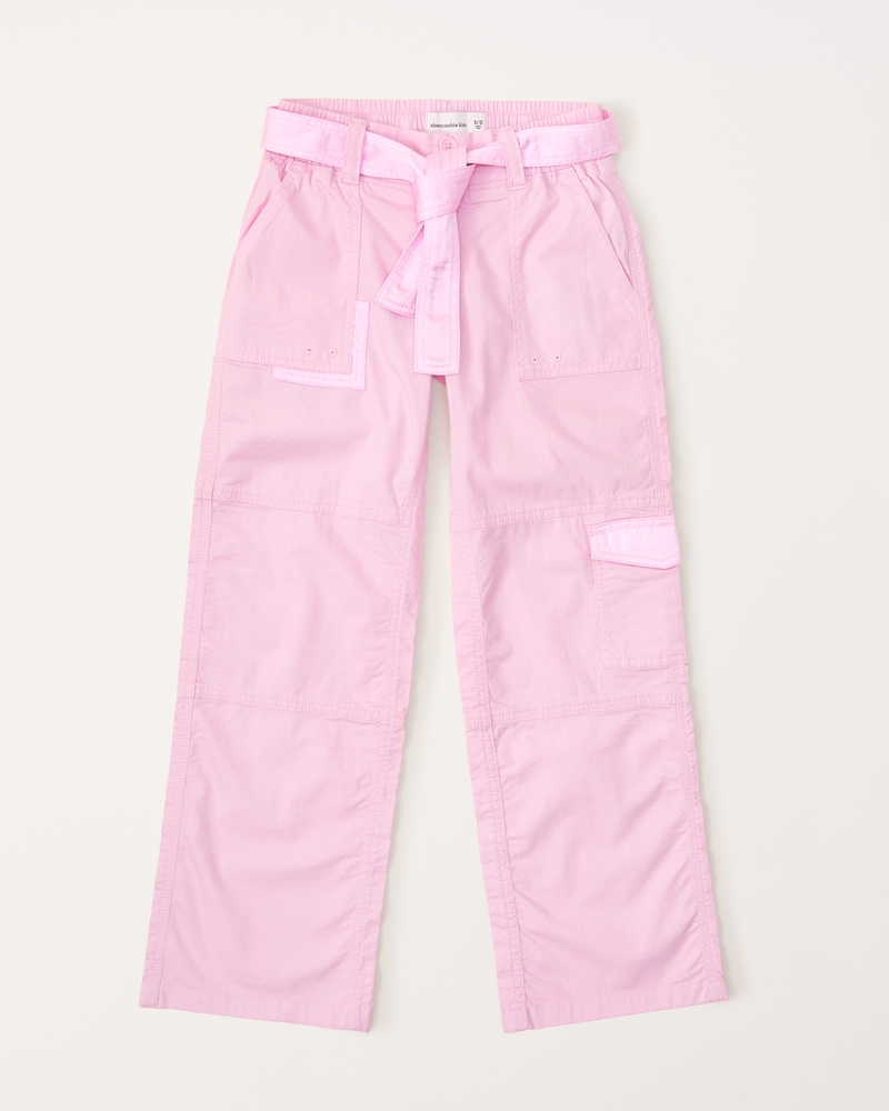 girls belted cargo pants, girls new arrivals