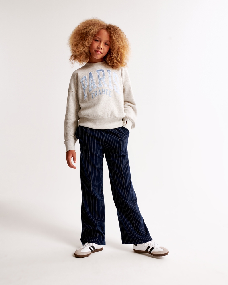 Girls Wide Leg Trousers