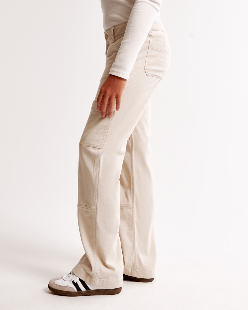 girls low rise baggy cargo pants | girls clearance | Abercrombie.com