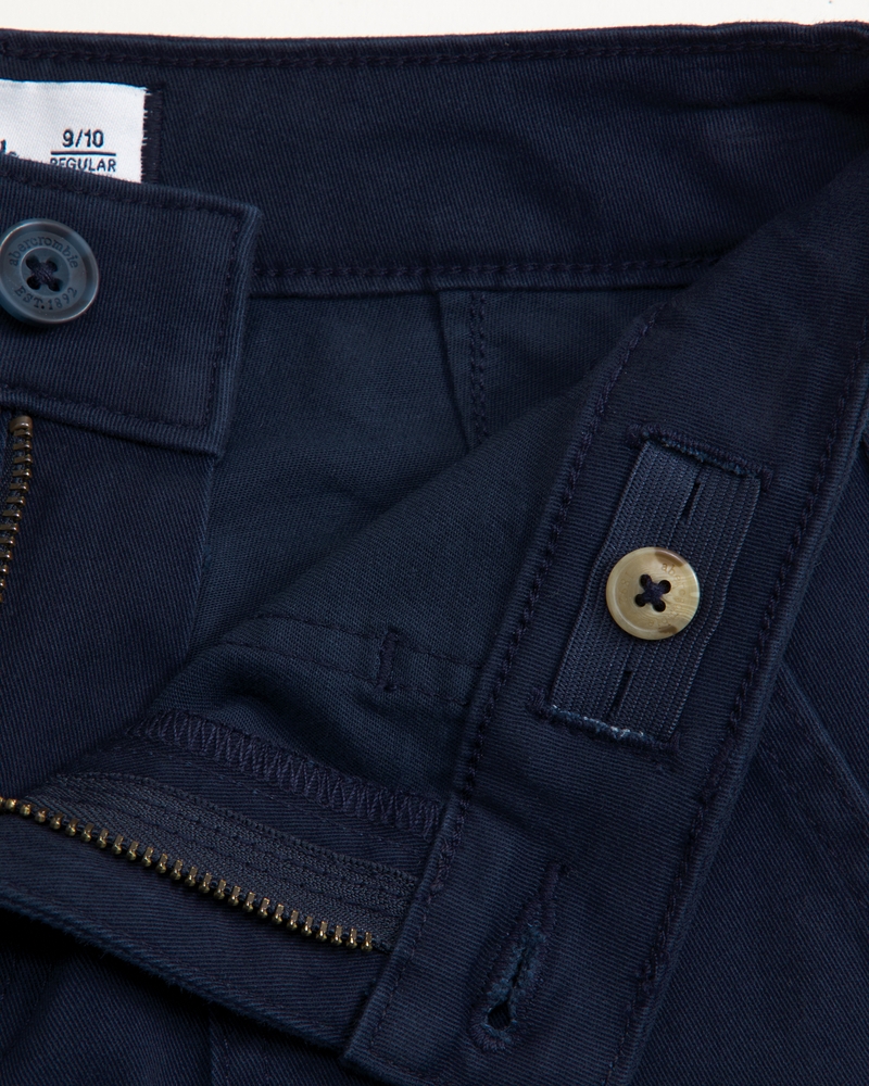 high rise wide leg uniform pants