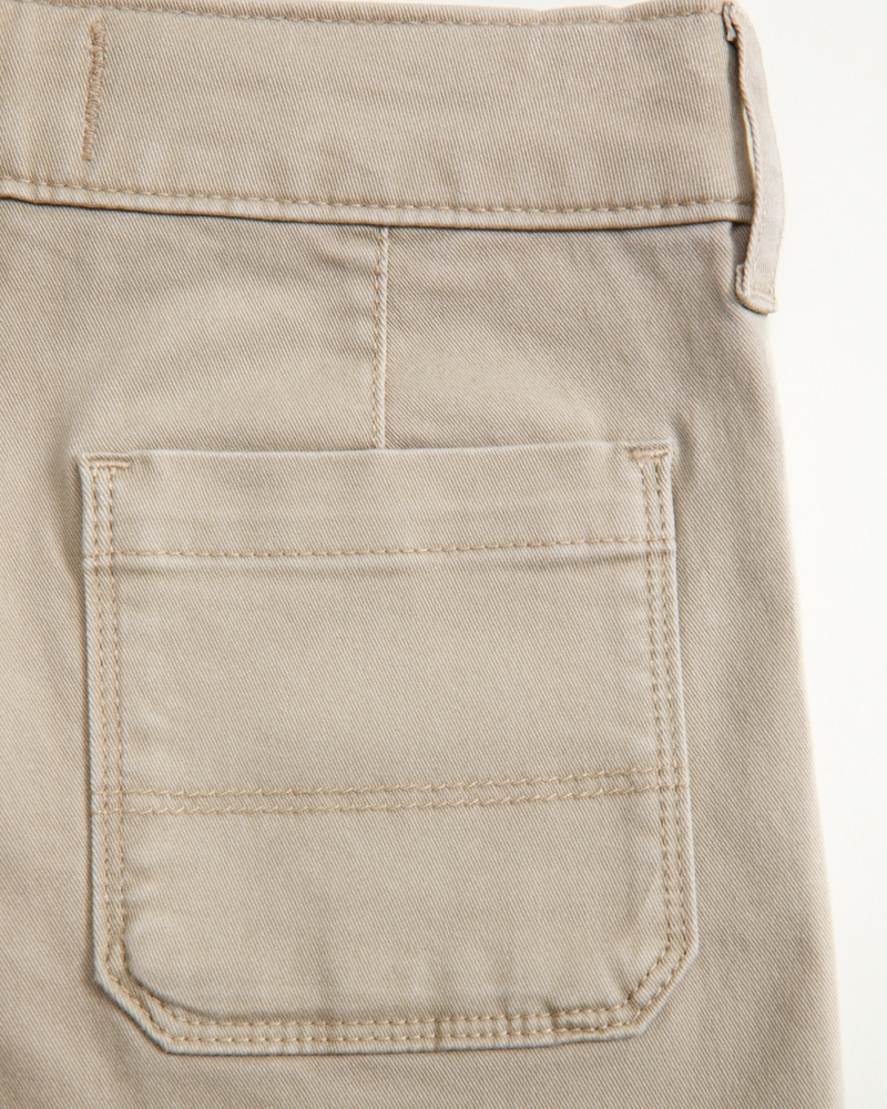 high rise wide leg uniform pants