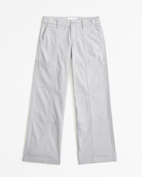 low rise baggy cargo pants