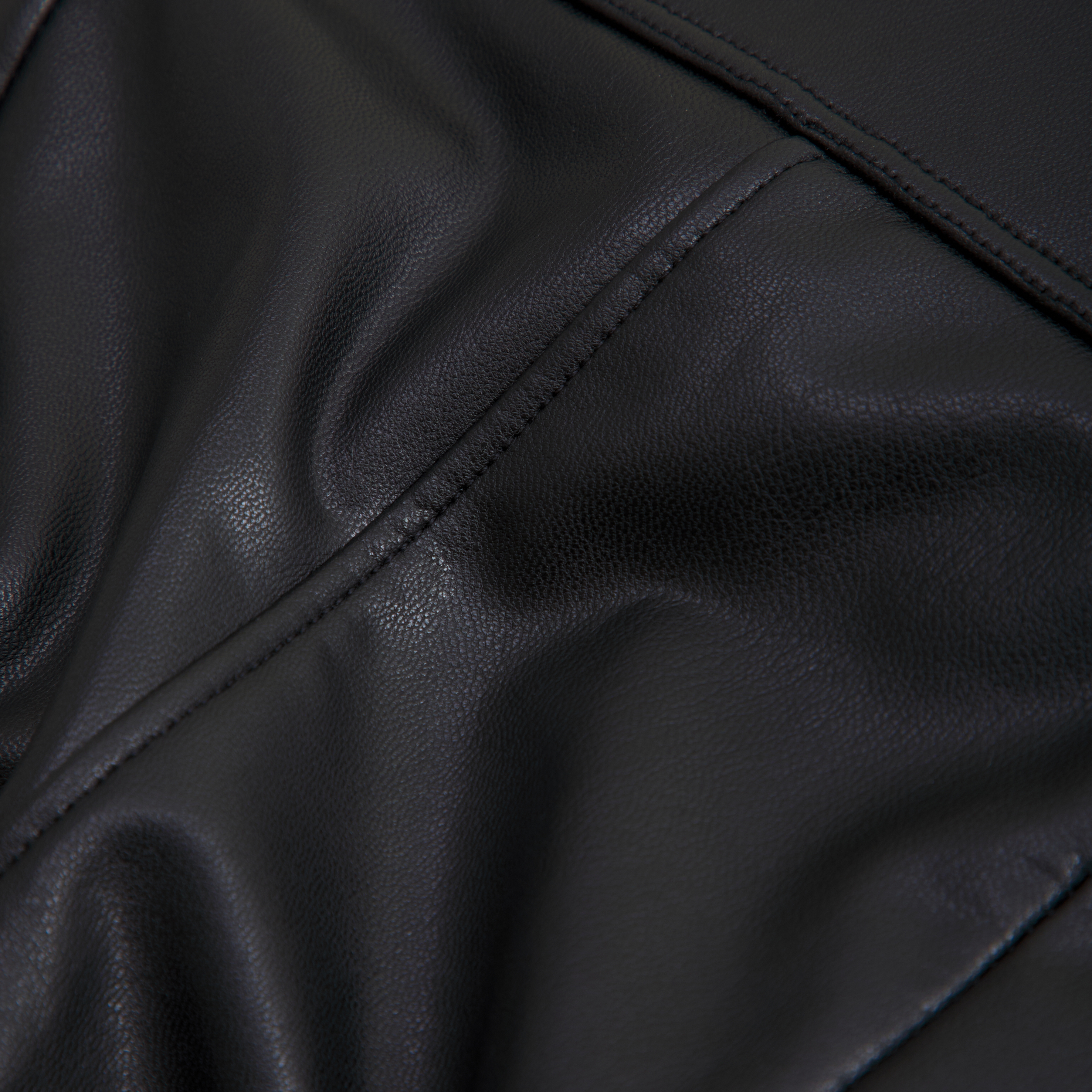 Abercrombie & Fitch Vegan Leather Skinny Pants In Black